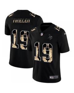 Men's Minnesota Vikings #19 Adam Thielen 2019 Black Statue of Liberty Limited Stitched NFL Jersey