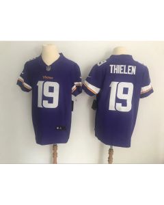 Men's Minnesota Vikings #19 Adam Thielen Purple Vapor Untouchable Elite Stitched NFL Jersey