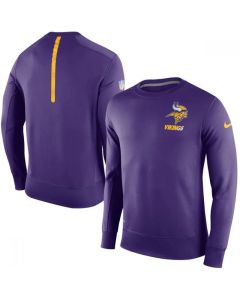 Men's Minnesota Vikings 2019 Purple Sideline Circuit Performance Sweatshirt