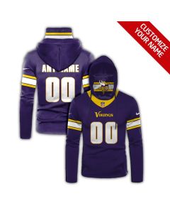 Men's Minnesota Vikings 2020 Purple Customize Hoodie Mask