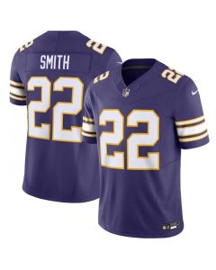 Men's Minnesota Vikings #22 Harrison Smith Purple 2023 F.U.S.E. Vapor Untouchable Stitched Jersey