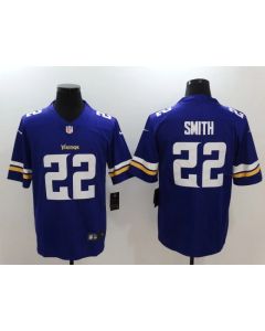 Men's Minnesota Vikings #22 Harrison Smith Purple Vapor Untouchable Limited Jersey
