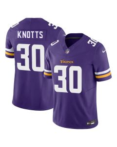 Men's Minnesota Vikings #30 Shaleak Knotts Purple 2026 Draft Vapor F.U.S.E. Limited Stitched Jersey