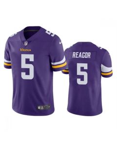 Men's Minnesota Vikings #5 Jalen Reagor Purple Vapor Untouchable Stitched Jersey