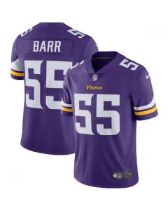 Men's Minnesota Vikings #55 Anthony Barr Purple Vapor Untouchable Limited Stitched NFL Jersey