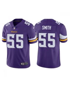 Men's Minnesota Vikings #55 Za'Darius Smith Purple Vapor Untouchable Stitched Jersey