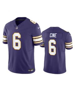 Men's Minnesota Vikings #6 Lewis Cine Purple 2023 F.U.S.E. Vapor Untouchable Limited Stitched Jersey