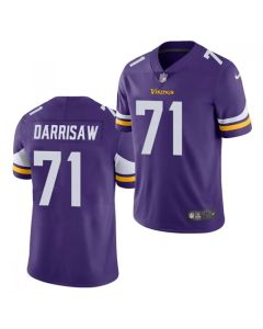 Men's Minnesota Vikings #71 Christian Darrisaw 2021 Purple Vapor Untouchable Limited Stitched Jersey