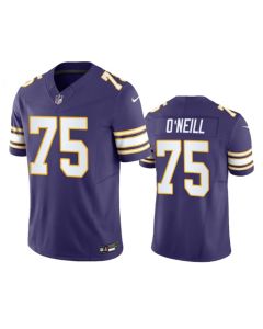Men's Minnesota Vikings #75 Brian O'Neill Purple 2023 F.U.S.E. Vapor Untouchable Limited Stitched Jersey
