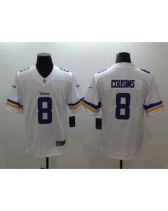 Men's Minnesota Vikings #8 Kirk Cousins White Vapor Untouchable Limited Stitched NFL Jersey