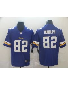 Men's Minnesota Vikings #82 Kyle Rudolph Purple Vapor Untouchable Stitched NFL Jersey