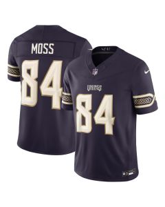 Men's Minnesota Vikings #84 Randy Moss Nike Purple 2026 Rivalries Collection Stitched Limited Jersey (Purple)
