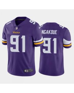 Men's Minnesota Vikings #91 Yannick Ngakoue Purple Vapor Untouchable Limited Stitched Jersey