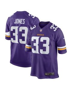 Men's Minnesota Vikings Aaron Jones Purple Game Player Jersey