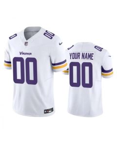 Men's Minnesota Vikings Active Player Custom White 2023 F.U.S.E. Vapor Untouchable Stitched Jersey