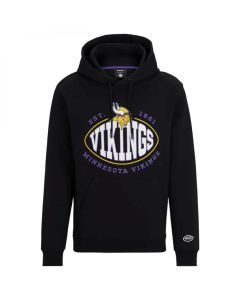 Men's Minnesota Vikings Black BOSS X Touchback Pullover Hoodie