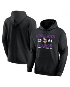 Men's Minnesota Vikings Black Fierce Competitor Pullover Hoodie