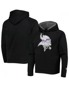 Men's Minnesota Vikings Black Pullover Hoodie