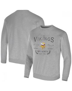 Men's Minnesota Vikings Gray Darius Rucker Collection Pullover Sweatshirt