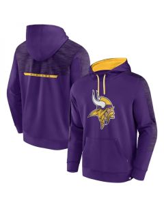 Men's Minnesota Vikings Purple Defender Evo Pullover Hoodie