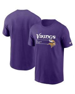 Men's Minnesota Vikings Purple Division Essential T-Shirt