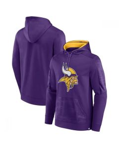 Men's Minnesota Vikings Purple On The Ball Pullover Hoodie