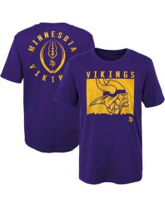 Men's Minnesota Vikings Purple Preschool Liquid Camo Logo T-Shirt