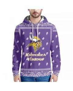Men's Minnesota Vikings Purple Pullover Hoodie (Purple)