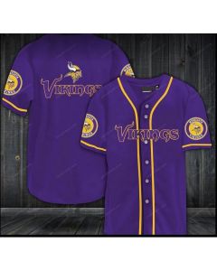 Men's Minnesota Vikings Purple Stitched Jersey