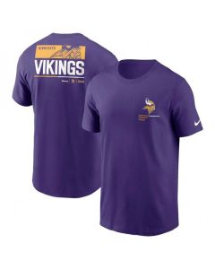 Men's Minnesota Vikings Purple Team Incline T-Shirt