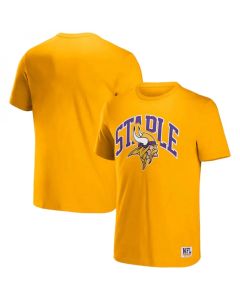 Men's Minnesota Vikings x Staple Gold Logo Lockup T-Shirt