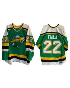 Men's Minnesota Wild #22 Kevin Fiala Reverse Retro Stitched Jersey