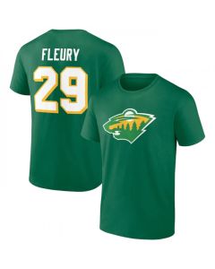 Men's Minnesota Wild #29 Marc-Andre Fleury Green T-Shirt
