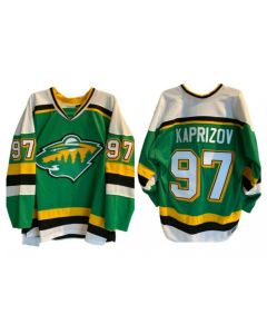 Men's Minnesota Wild #97 Kirill Kaprizov Reverse Retro Stitched Jersey