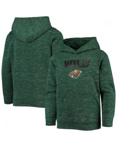 Men's Minnesota Wild Green Logo Scuba Pullover Hoodie
