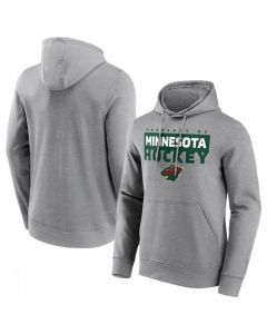 Men's Minnesota Wild Grey Gain Ground Hoodie