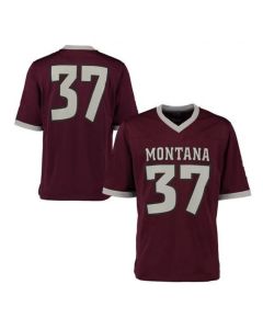 Men's Montana Grizzlies #37 Purple Stitched Jersey