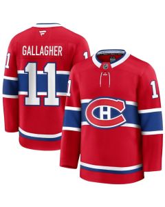 Men's Montreal Canadiens #11 Brendan Gallagher Red Home Premium Jersey