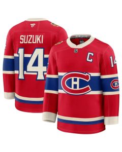 Men's Montreal Canadiens #14 Nick Suzuki Red 2026 Stitched Jersey