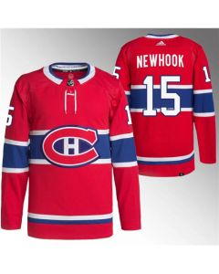 Men's Montreal Canadiens #15 Alex Newhook Red Stitched Jersey