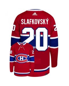 Men's Montreal Canadiens #20 Juraj Slafkovsky Red Stitched Jersey