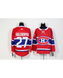 Men's Montreal Canadiens #27 Alex Galchenyuk Red Stitched NHL Jersey