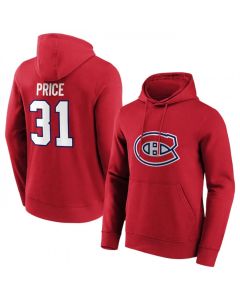 Men's Montreal Canadiens #31 Carey Price Red Pullover Hoodie