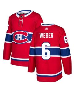 Men's Montreal Canadiens #6 Shea Weber Red Stitched NHL Jersey