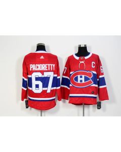 Men's Montreal Canadiens #67 Max Pacioretty Red Stitched NHL Jersey
