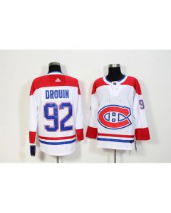 Men's Montreal Canadiens #92 Jonathan Drouin White Stitched NHL Jersey
