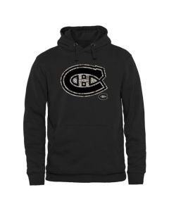 Men's Montreal Canadiens Black Rink Warrior Pullover Hoodie