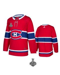 Men's Montreal Canadiens Blank 2021 Red Stanley Cup Final Stitched Jersey