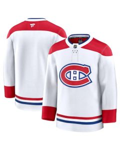 Men's Montreal Canadiens White 2024-25 Away Stitched Hockey Jersey