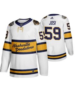Men's Nashville Predators #59 Roman Josi White Stitched NHL Jersey